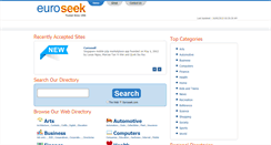 Desktop Screenshot of euroseek.com